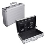 ALUMAXX Aktenkoffer VENTURE silber matt bis 39,6 cm (15,6 Zoll)