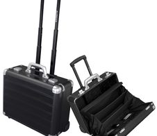 ALUMAXX Pilotenkoffer GALAXY schwarz matt bis 39,6 cm (15,6 Zoll)