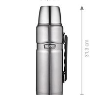 THERMOS® Isolierflasche Stainless King 1,2 l silber