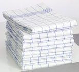 Dyckhoff Karo Geschirrtücher 50 cm x 70 cm blau