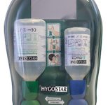 HYGOSTAR Augenspülstation Eye Care Medidrop II 1x 500,0 ml, 1x 250,0 ml grün