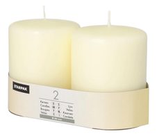 PAPSTAR Kerzen 10 cm elfenbein