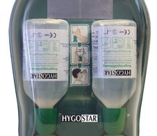 HYGOSTAR Augenspülstation Eye Care Medidrop I 2x 500,0 ml grün