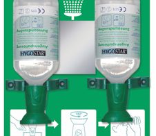 HYGOSTAR Augenspülstation Double 2x 500,0 ml grün