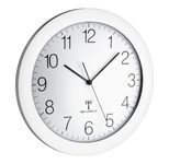 TFA® Funkwanduhr 60.3512.02 Ø 30.2 cm silber