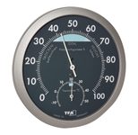 TFA® 45.2043.51 Thermometer schwarz/silber