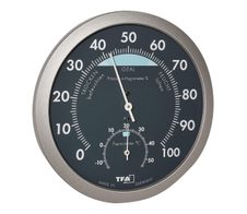 TFA® 45.2043.51 Thermometer schwarz/silber