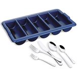 Esmeyer Besteckkasten Kunststoff blau