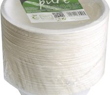 PAPSTAR pure Zuckerrohr-Schalen 15.5 cm weiß