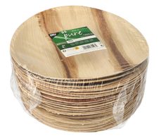 PAPSTAR pure Palmblatt-Teller 23 cm natur