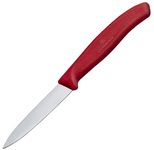 VICTORINOX Gemüsemesser Swiss Classic silber, rot
