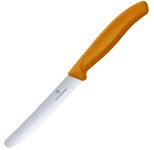 VICTORINOX Gemüsemesser Swiss Classic silber, orange