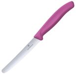 VICTORINOX Gemüsemesser Swiss Classic silber, pink
