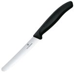 VICTORINOX Gemüsemesser Swiss Classic silber, schwarz