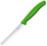 VICTORINOX Gemüsemesser Swiss Classic silber, grün