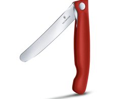 VICTORINOX Gemüsemesser Swiss Classic silber, rot