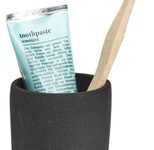 Zeller Zahnputzbecher schwarz