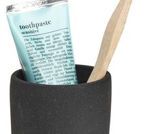 Zeller Zahnputzbecher schwarz