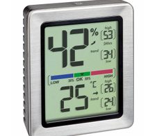 TFA® EXACTO Thermometer silber