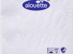 alouette Servietten 25,0 x 25,0 cm 3-lagig weiß