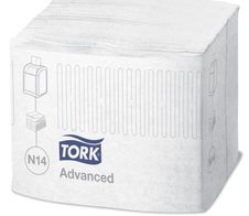 TORK Servietten 16,5 x 21,3 cm 2-lagig weiß