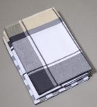 Dyckhoff Karo Geschirrtücher 50 cm x 70 cm grau