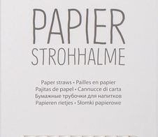 folia Strohhalme WHITE weiß