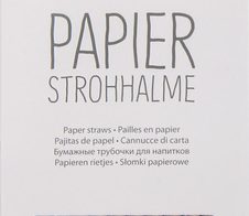 folia Strohhalme KRAFT braun