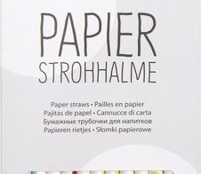 folia Strohhalme BOLD DOTS farbsortiert gepunktet