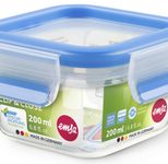 emsa Frischhaltedose CLIP & CLOSE 5.9 cm hoch 0,2 l transparent, blau