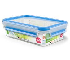 emsa Frischhaltedose CLIP & CLOSE 5.9 cm hoch 0,8 l transparent, blau