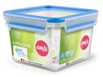 emsa Frischhaltedose CLIP & CLOSE 11.1 cm hoch 1,75 l transparent, blau