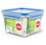 emsa Frischhaltedose CLIP & CLOSE 11.1 cm hoch 1,75 l transparent, blau