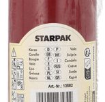 PAPSTAR Kerze 13 cm bordeaux