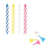 PAPSTAR Geburtstagskerzen 6 cm mehrfarbig