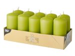 PAPSTAR Stumpenkerzen 9 cm kiwi