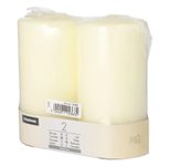 PAPSTAR Stumpenkerze 15 cm elfenbein