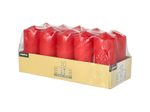 PAPSTAR Stumpenkerzen 9 cm rot