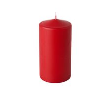 PAPSTAR Stumpenkerze 11.5 cm rot