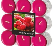 FLAVOUR by GALA Teelichter 1.7 cm weinrot