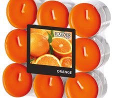 FLAVOUR by GALA Teelichter 1.7 cm orange