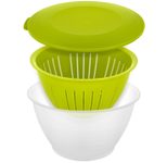 WESTMARK Olympia Schüssel 4,4 l transparent/grün