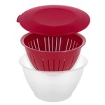 WESTMARK Olympia Schüssel 4,4 l transparent/rot