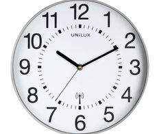 unilux Wanduhr Maxi Wave Ø 37.5 cm hellgrau