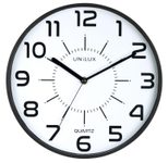 unilux Wanduhr Pop Ø 30 cm schwarz