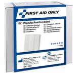 FIRST AID ONLY Pflaster 4 cm x 5 m weiß