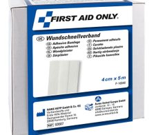 FIRST AID ONLY Pflaster 4 cm x 5 m weiß