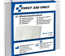 FIRST AID ONLY Pflaster 8 cm x 5 m weiß