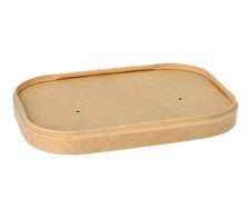 PAPSTAR pure Deckel für Einweg-Verpackungsbecher braun