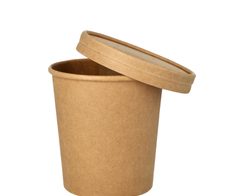 STARPAK Einweg-Suppenbecher 9.8 cm 0,47 l braun